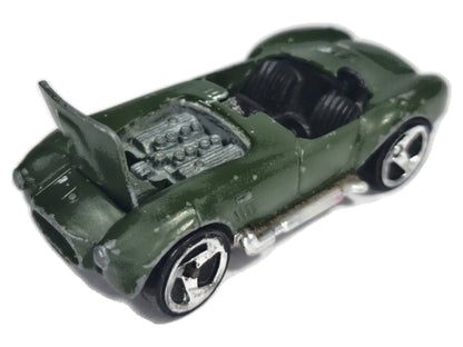SHELBY COBRA 427 S/C, Hot Wheels 1982, Die cast 1015 Zielony 1:64, Resoraki