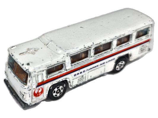 Autobus FUJI SEMI-DECKER Tomica '70 Biały 1:87 Made in Japan 2xMetal
