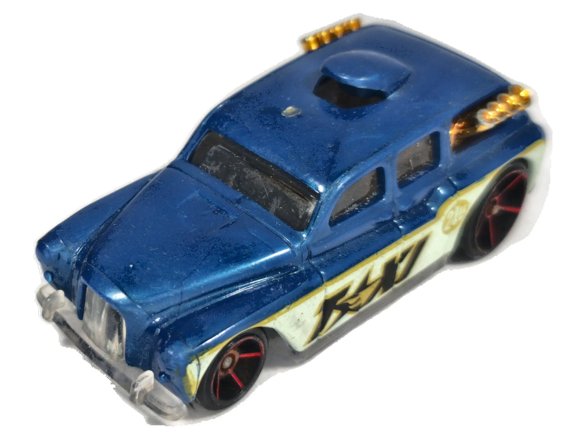 Cockney Cab II Hot Wheels 2005 1:64 TAXI Luzak Niebieski TAXI