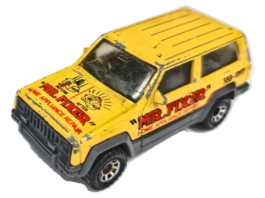 Jeep Cherokee Matchbox '80 1:56 Mr. Fixer – Home Appliance Repair