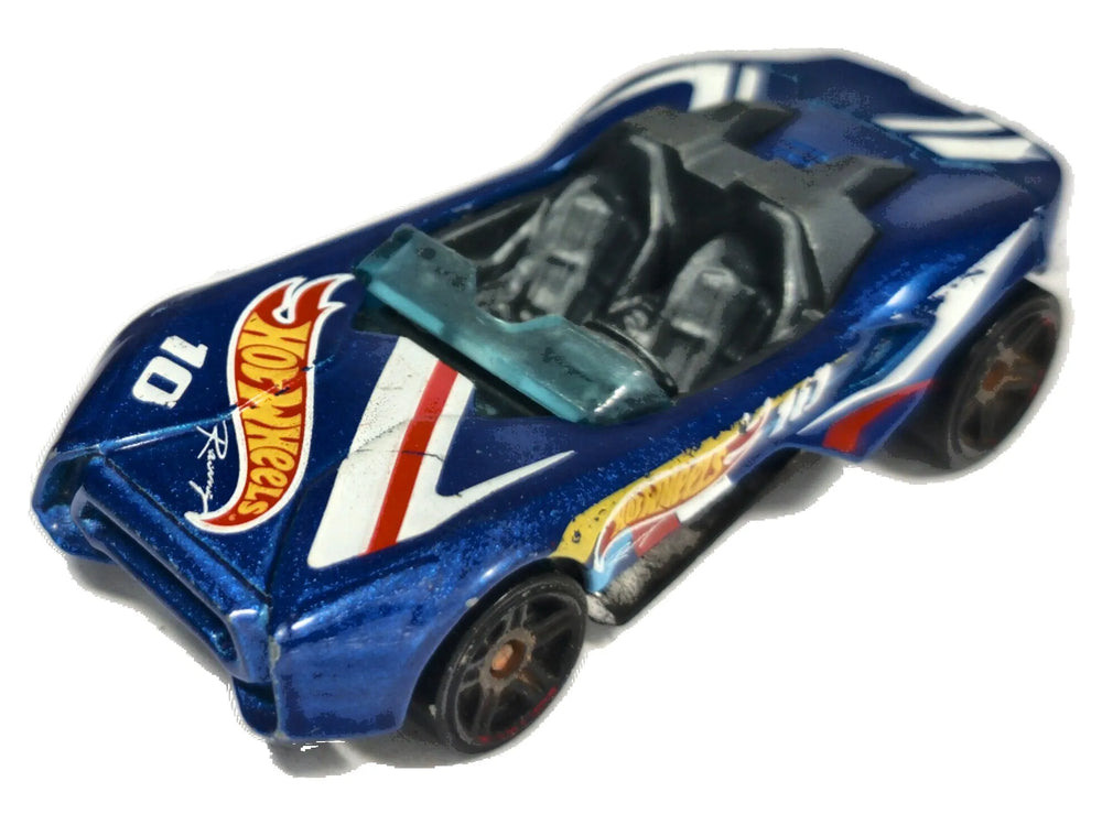 Carbonic Hot Wheels 2014 TRACK ACES 1:64 10 Luzak Niebieski