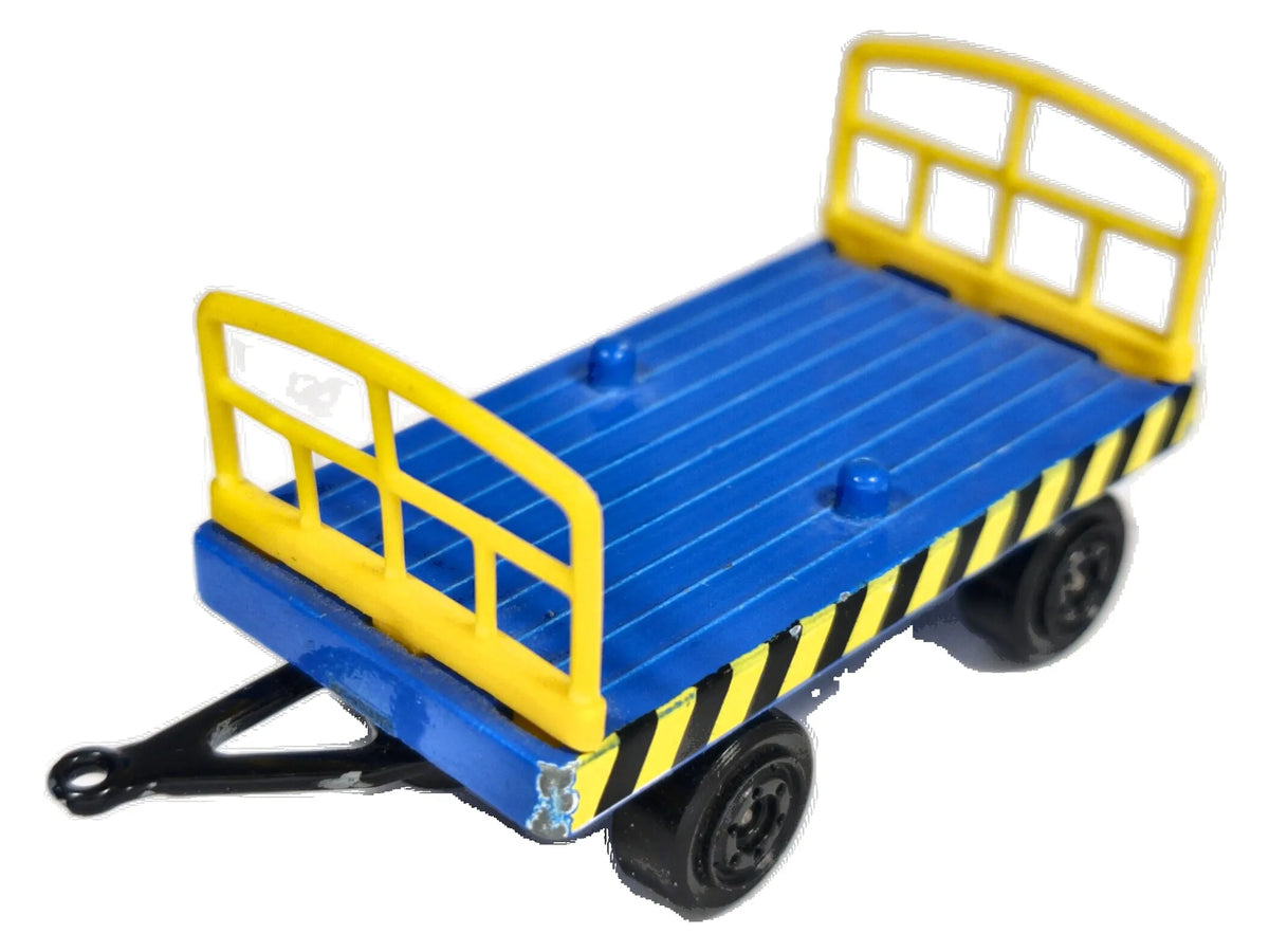 Przyczepa Platformowa Niebieski 1:64