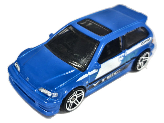 Honda Civic Ef Hot Wheels 2013 Niebieski 1:64