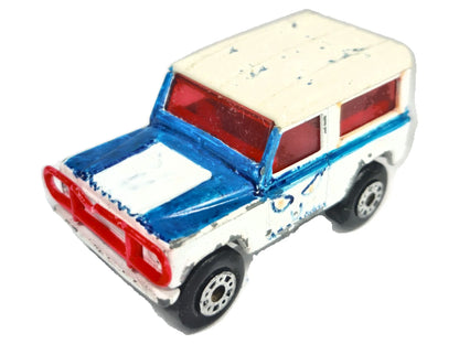 LAND ROVER NINETY, Matchbox 1987, Die cast, Biały, 1:64, Resoraki