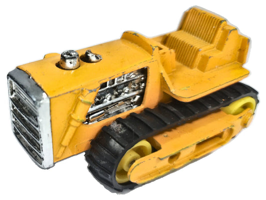 Mały Buldożer Gąsienicowy Tootsie Toy 1:43 Buldożer Żółty Budowa BULLDOZER