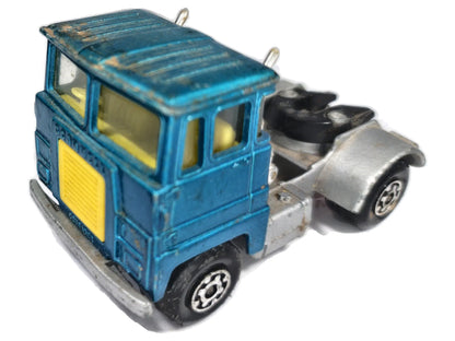 Scammell Crusader Tractor Matchbox 1973 Niebieski 1:64 Made in England