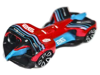 Roborace Robocar Hot Wheels 2013 HW EXOTICS 1:64 Luzak Czerwony