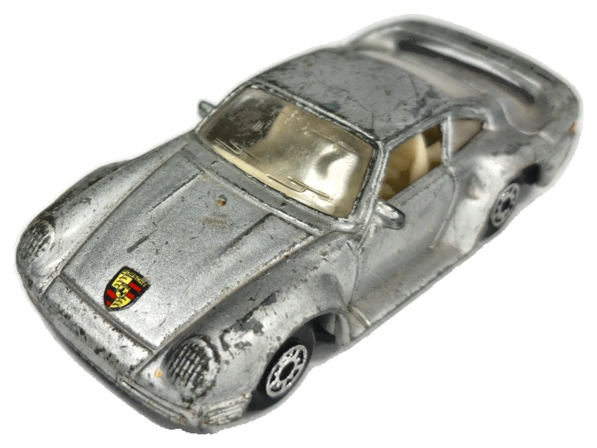 Porsche 959 MC Toy 1986 1:55 Luzak Srebrny Vintage Model