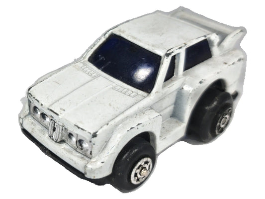 Bmw 3.0 CSL Zylmex 1970's Biały 1:64 Sportowy pull-bac Vintage Model