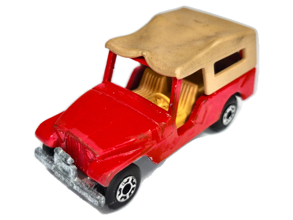 CJ8 JEEP Matchbox 1977 Made in England NO.53 Czerwony 1:45