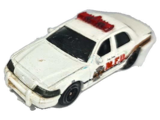 Ford Crown Victoria Police Matchbox 2006 1:64 K-9 Luzak Biały Policja