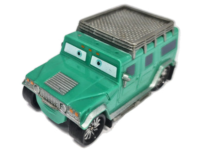 Hummer H2 Bohater T.J. Disney/Pixar Cars 1:64 Luzak Zielony