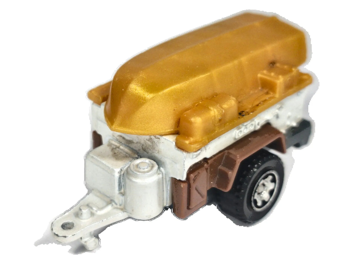 TRAILER TRAWLER, PRZYCZEPA, Matchbox, MB1076, Biały i złoty, 1:64, Resoraki