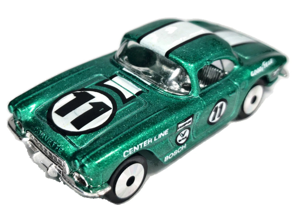 1962 CORVETTE Lasers Matchbox 1982 Zielony 1:59 Made in Macau