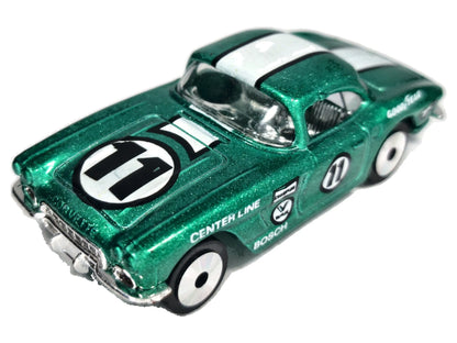 1962 CORVETTE Lasers Matchbox 1982 Zielony 1:59 Made in Macau