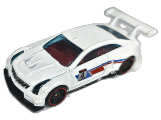 ’16 Cadillac ATS-V.R Hot Wheels 2016 1:64 Samochód wyścigowy 4 Luzak Biały