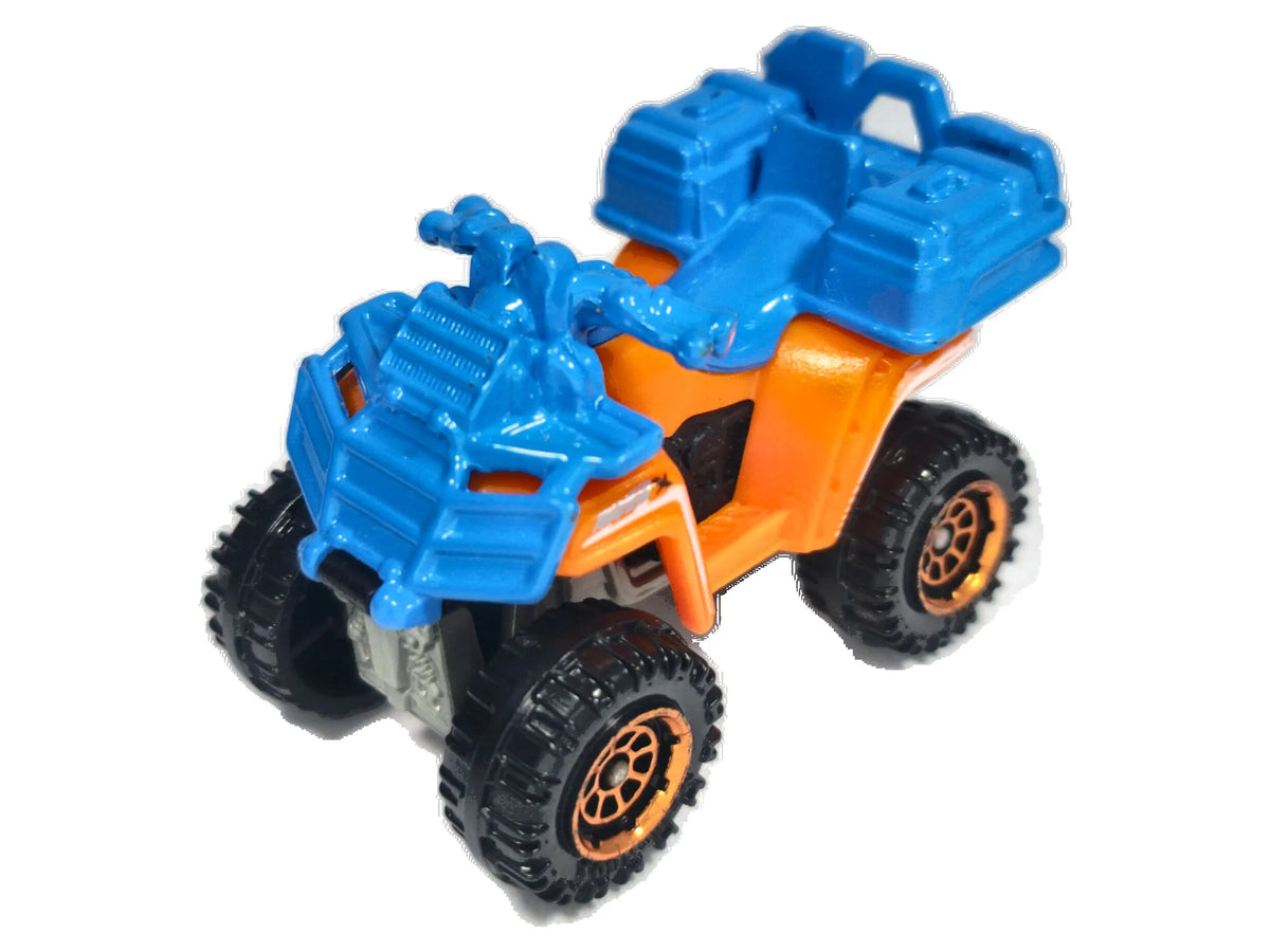 Sand Shredder Quad, Matchbox 2012, Niebieski, Pomarańcz, Die cast, Resoraki