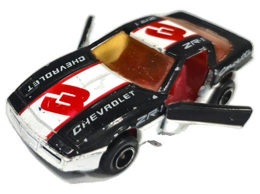 Chevrolet Corvette Majorette 1:57 Made in France 3 Luzak Biały