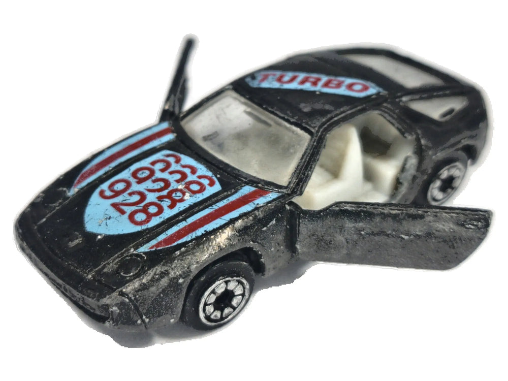 PORSCHE 928 TURBO, Zylmex 1980-1984, Die cast, Grafitowy, 1:72, Resoraki