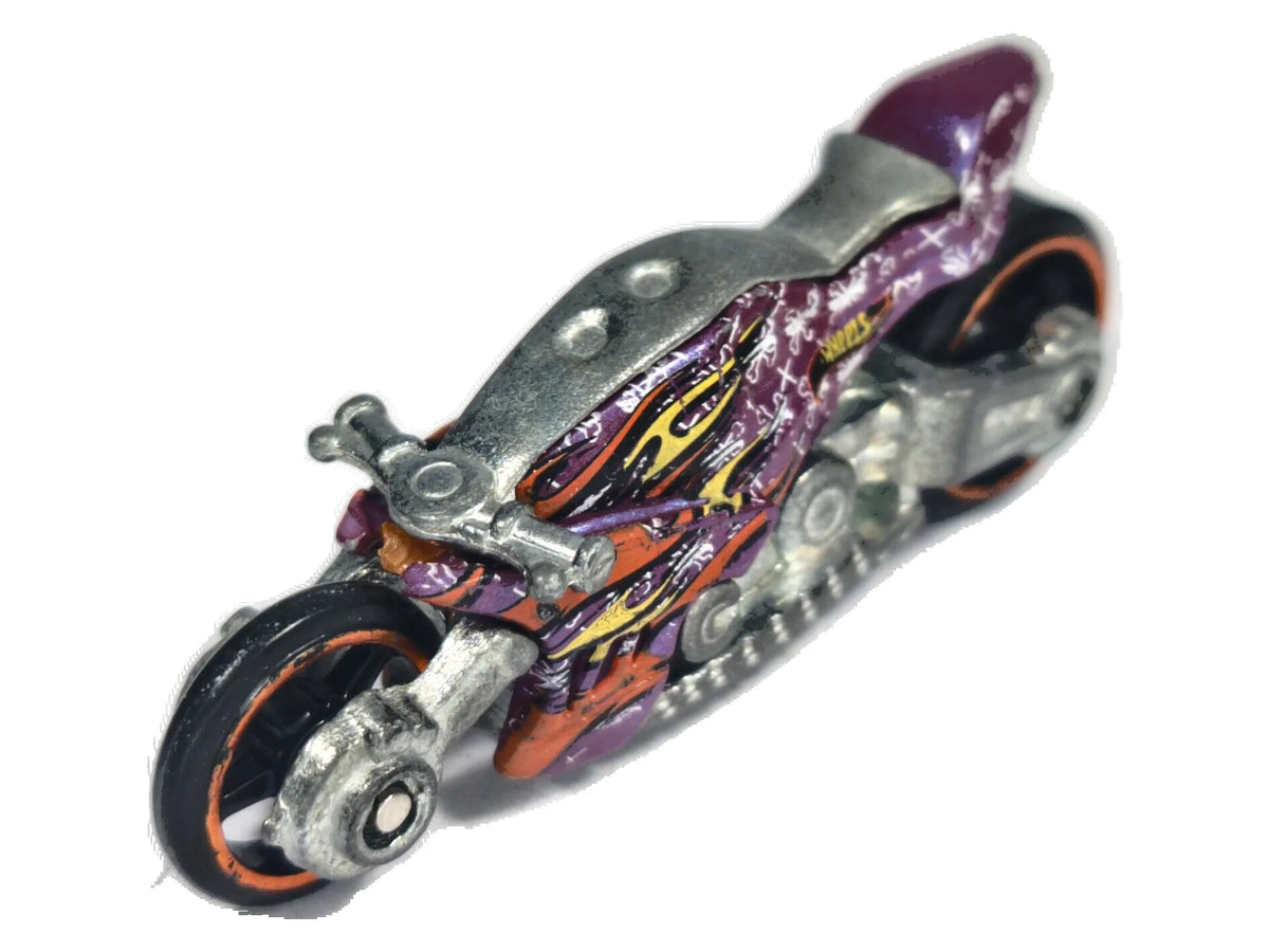 CANYON CARVER, Motocykl, Hot Wheels 2013, Die cast, Fioletowy 1:64 Resoraki