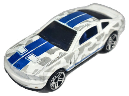 '07 SHELBY GT-500, Hot Wheels 2008, Die cast, Biały, 1:66, Resoraki