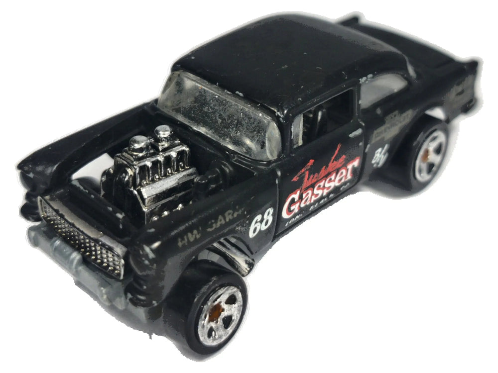CHEVROLET BEL AIR GASSER, Hot Wheels 2012, Die cast X1634, Czarny, 1:64