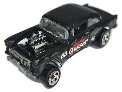 CHEVROLET BEL AIR GASSER, Hot Wheels 2012, Die cast X1634, Czarny, 1:64