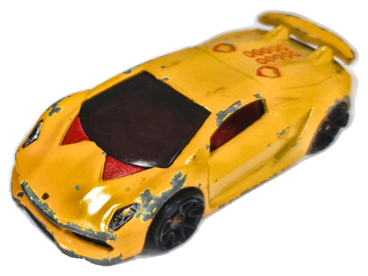 Lamborghini Sesto Elemento Hot Wheels 2013 1:64 00 Luzak Żółty