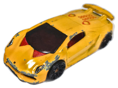 Lamborghini Sesto Elemento Hot Wheels 2013 1:64 00 Luzak Żółty