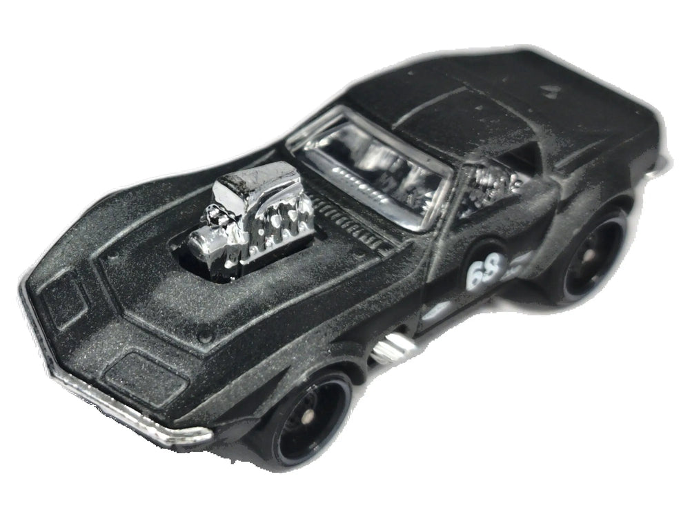 '68 Corvette Hot Wheels 2016 HW Screen Time 1:64 Luzak Czarny