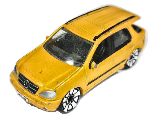 MERCEDES-BENZ ML, Realtoy, Die cast, Żółty, 1:72, Resoraki