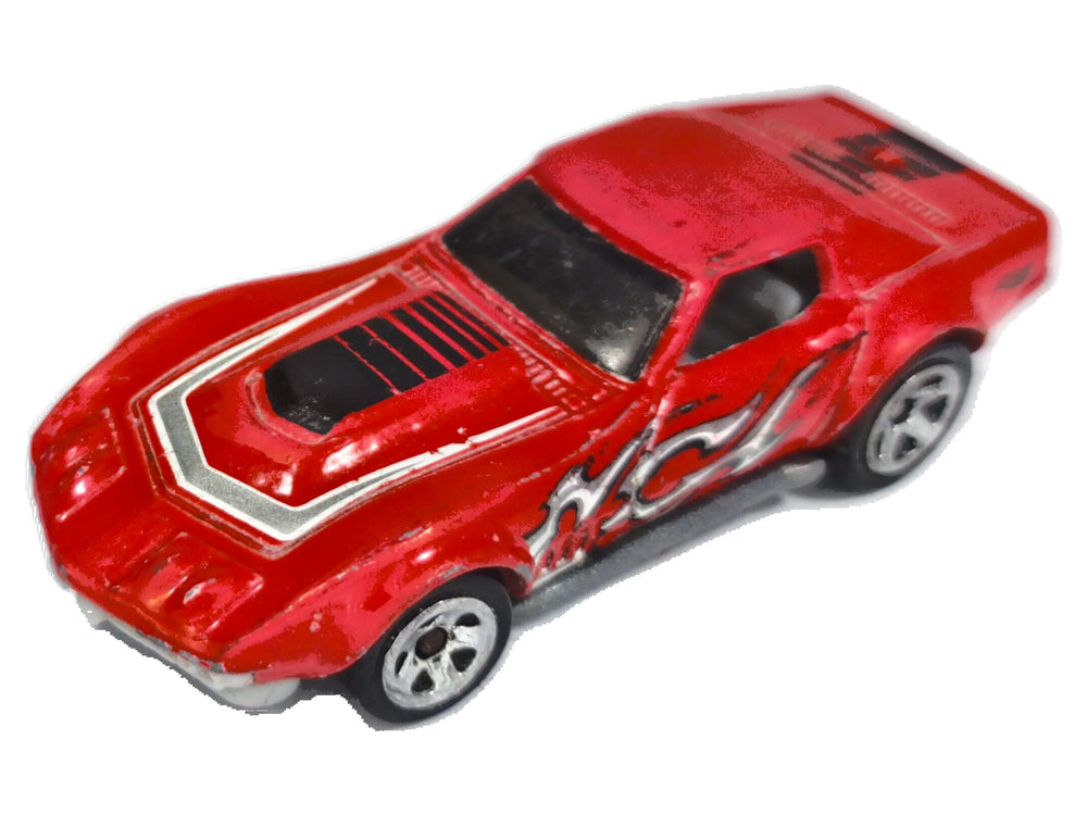 Chevrolet Corvette Stingray Hot Wheels 1974 1:64 Luzak Czerwony