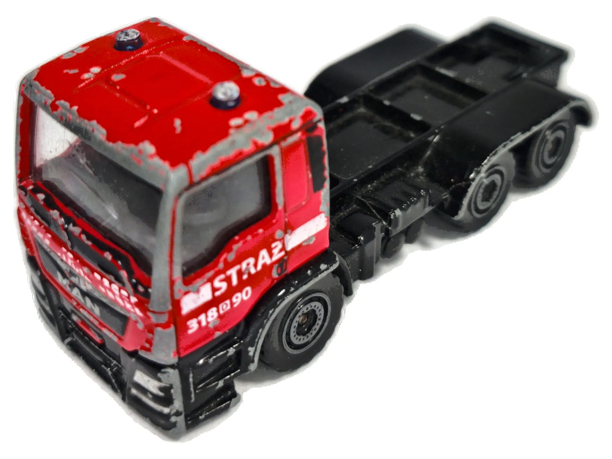 Ciężarówka Man Tgs Straż pożarna Majorette Czerwony 1:87