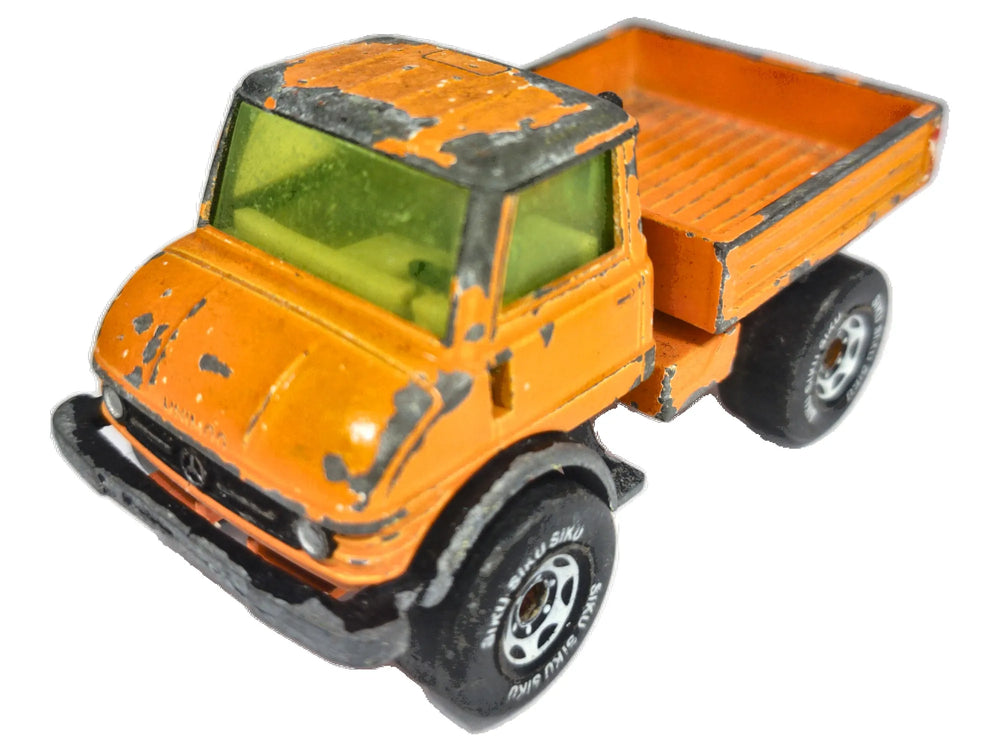 MERCEDES-BENZ UNIMOG, Siku, Die cast 3800, Pomarańczowy, 1:51, Resoraki