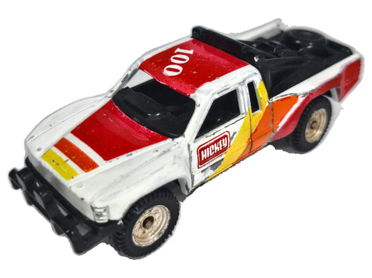 TOYOTA SR5 PICKUP, HICKEY #100, McToy, Die cast, Biały, 1:60, Resoraki
