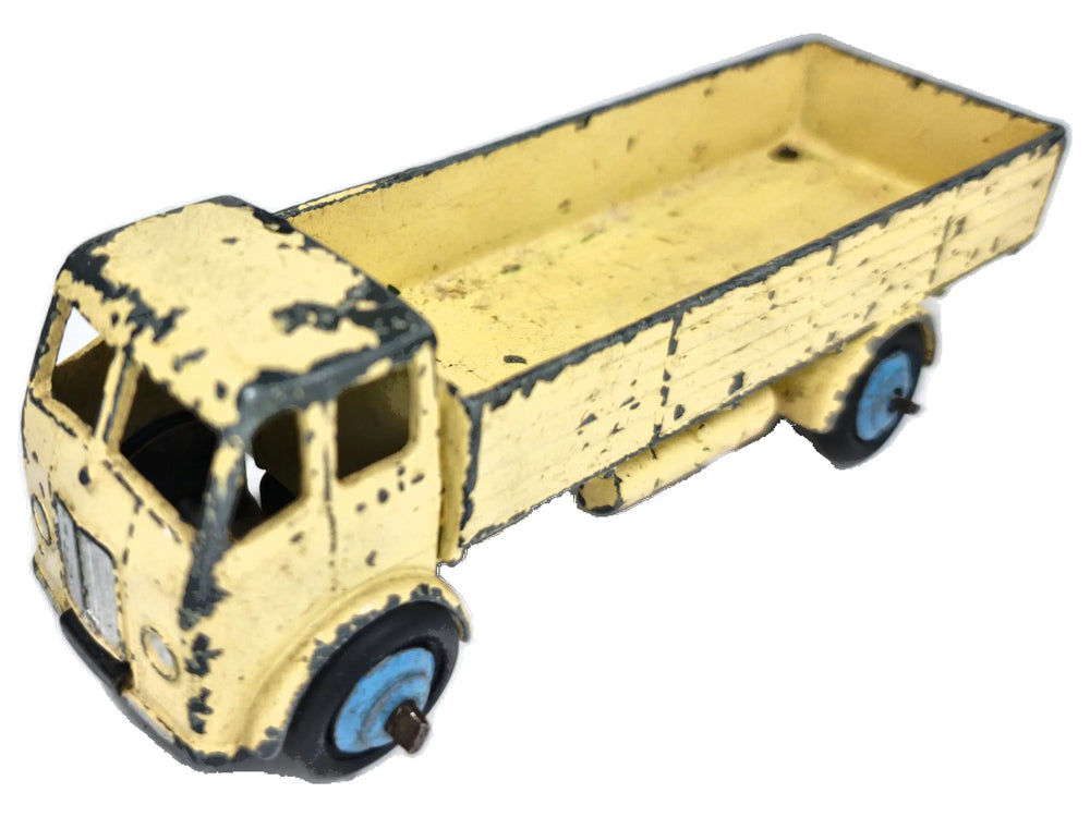 Ciężarówka Ciężarówka Skrzyniowa Dinky Toys '50 Krem. 1:43 Made in England