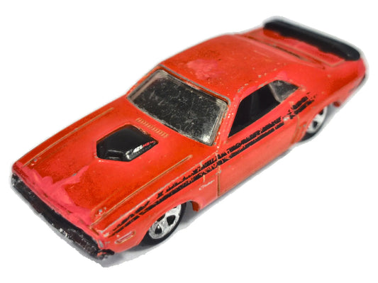 '/'71 DODGE CHALLENGER, Hot Wheels 2010, Die cast D22, Czerwony, 1:64