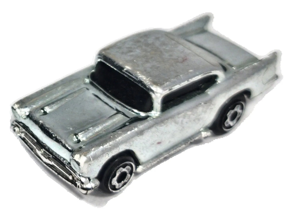 CHEVROLET BEL AIR 1957 Hot Wheels Srebrny chrom 1:87 Made in United States
