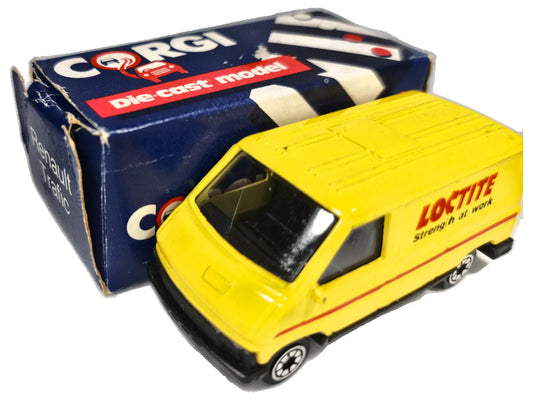 RENAULT TRAFIC Corgi '80 Żółty 1:60 Made in Great Britan