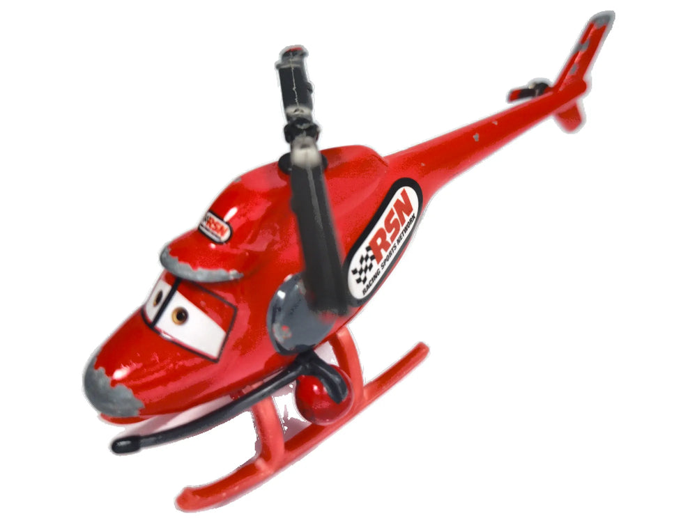 HELIKOPTER RSN, Disney, Die cast 2920 EAA, Czerwony, 1:100, Resoraki