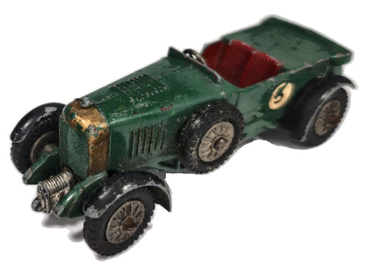 1929 4,5 litre Bentley Matchbox 1962 Zielony 1:55 Made in England 4 5