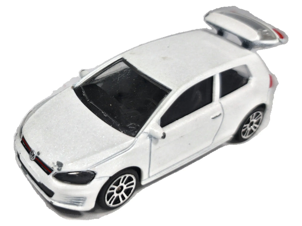 Vw Golf Gti MK8 Majorette Biały 1:64
