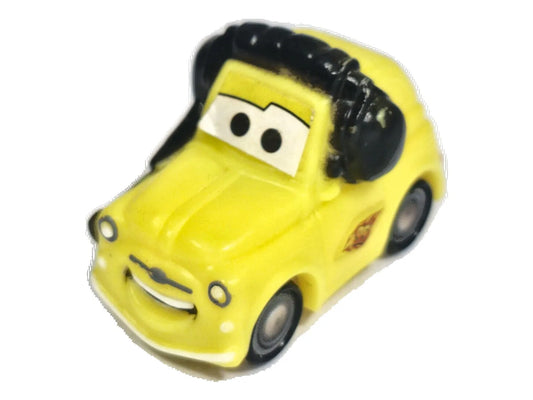LUIGI, FIAT 500, Disney/Pixar, Plast Żółty, 1:68, Resoraki