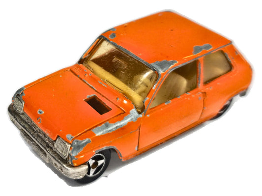 RENAULT 5 Majorette '80 Pomarańczowy 1:55 Made in France 2xMetal