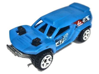 LAND CRUSHER, Hot Wheels 2013, Die cast 1 NL, Niebieski, 1:64, Resoraki