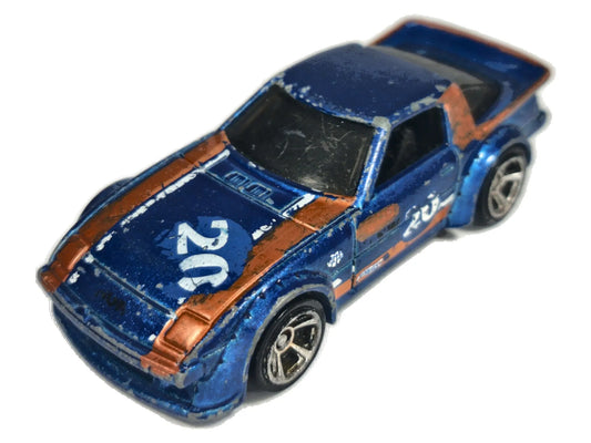 MAZDA RX-7, Hot Wheels 2011, Die cast I NL, Niebieski, 1:64, Resoraki