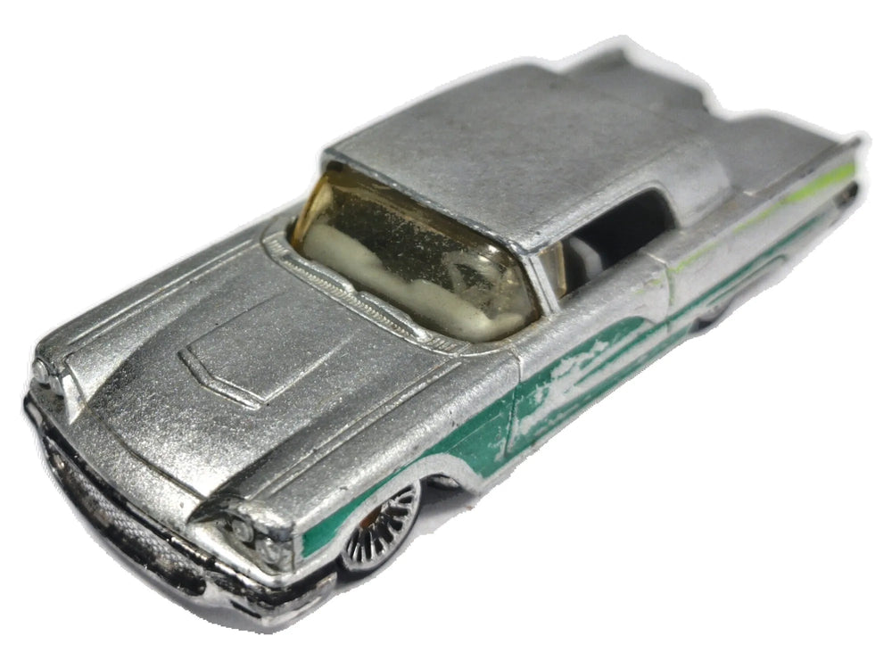 Ford Thunderbird 1958 Hot Wheels 2003 Mainline 1:64 Luzak Srebrny