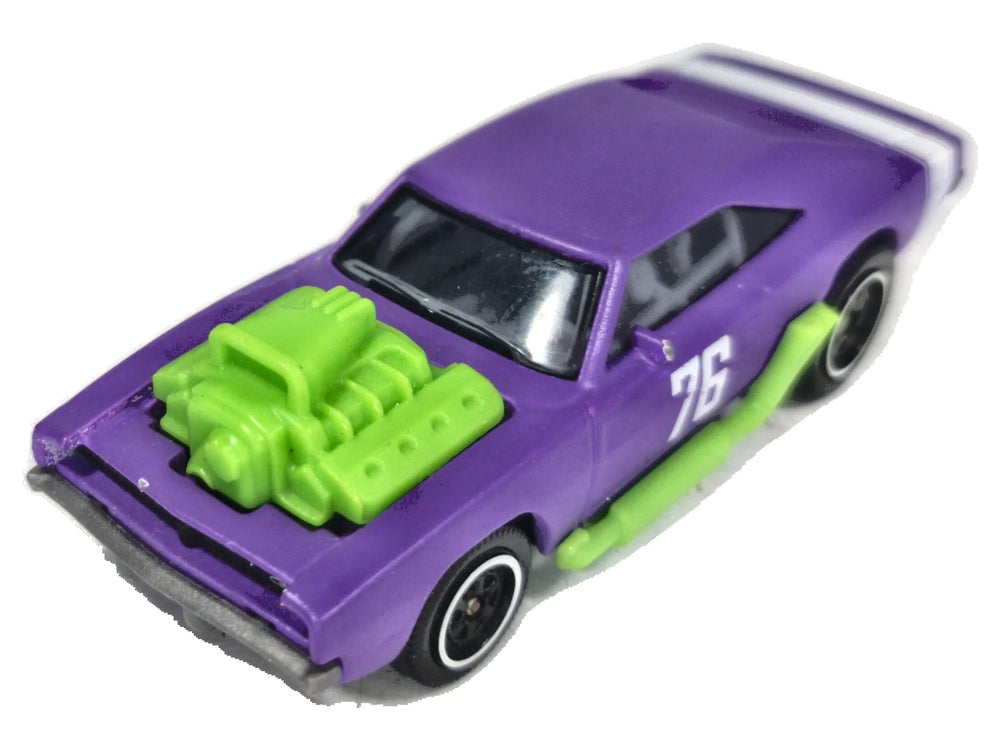 Dodge Charger R/T Majorette Tune Ups 1:64 Muscle car 76 Luzak Fioletowy