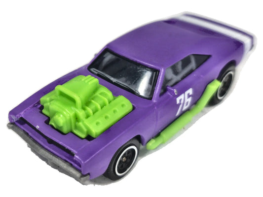 Dodge Charger R/T Majorette Tune Ups 1:64 Muscle car 76 Luzak Fioletowy