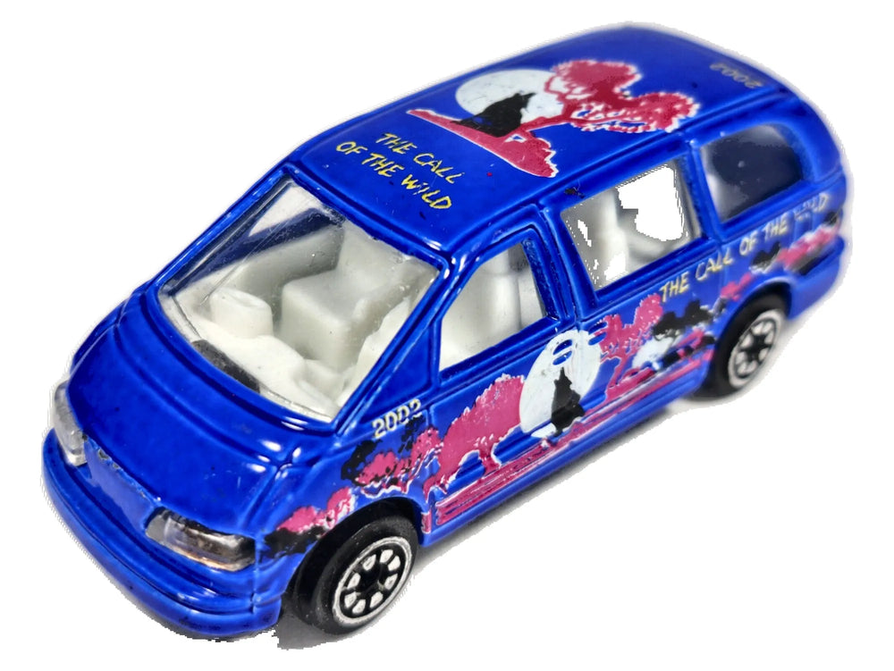 TOYOTA ESTIMA (PREVIA), Pioneer 2002, Die cast, Niebieski, 1:64, Resoraki